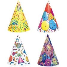 8  Fancy Party Hats - Assorted