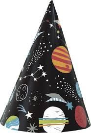 8 Outer Space Party Hats