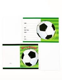 8 3D Soccer Invitations