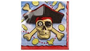 PIRATE BOUNTY BEVERAGE NAPKINS CLOSEOUT