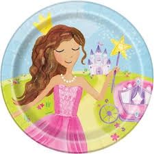 8pcs Magical Princess 9&quot; Plates