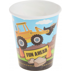 8 Construction Party 9 oz. Cups