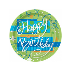 BRIGHT BIRTHDAY 7&quot; PLATES CLOSEOUT