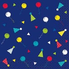16 Peppy Birthday  Beverage Napkins