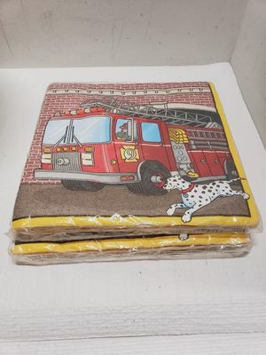 16 FIRE ENGINE LUNCHEON NAPKINS CLOSEOUT