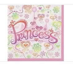 16PCS PRINCESS DIVA LUNCHEON NAPKINS CLOSEOUT