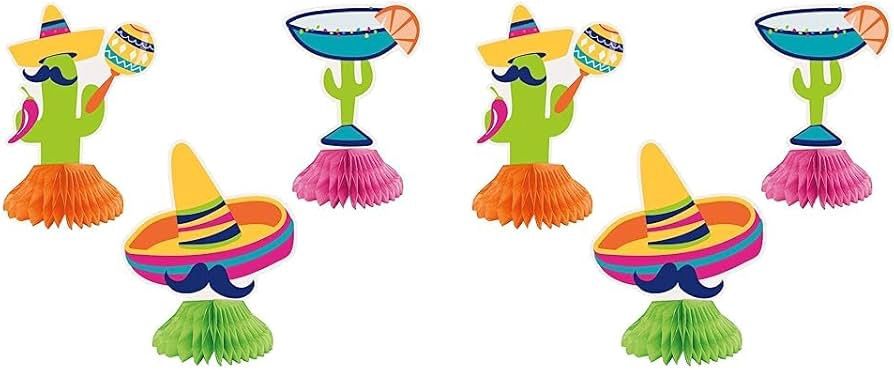 3pcs Boho Fiesta Honeycomb Decorations