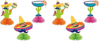 3pcs Boho Fiesta Honeycomb Decorations