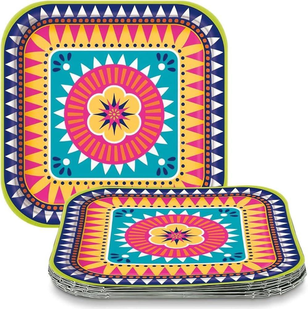 8 Soho Fiesta 9&quot; Square Plates