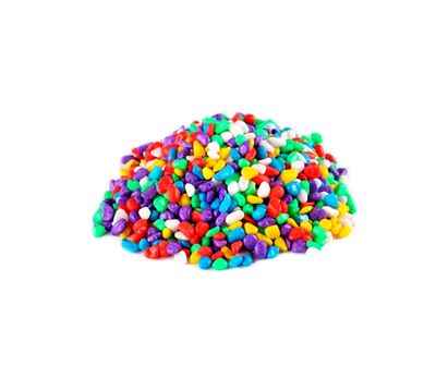 Fish Aquarium Multicolored Decorative Stones