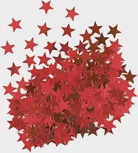 0.5oz Red Stars Confetti