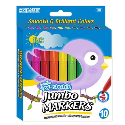 10pcs Washable Markers (Markers Stationery)