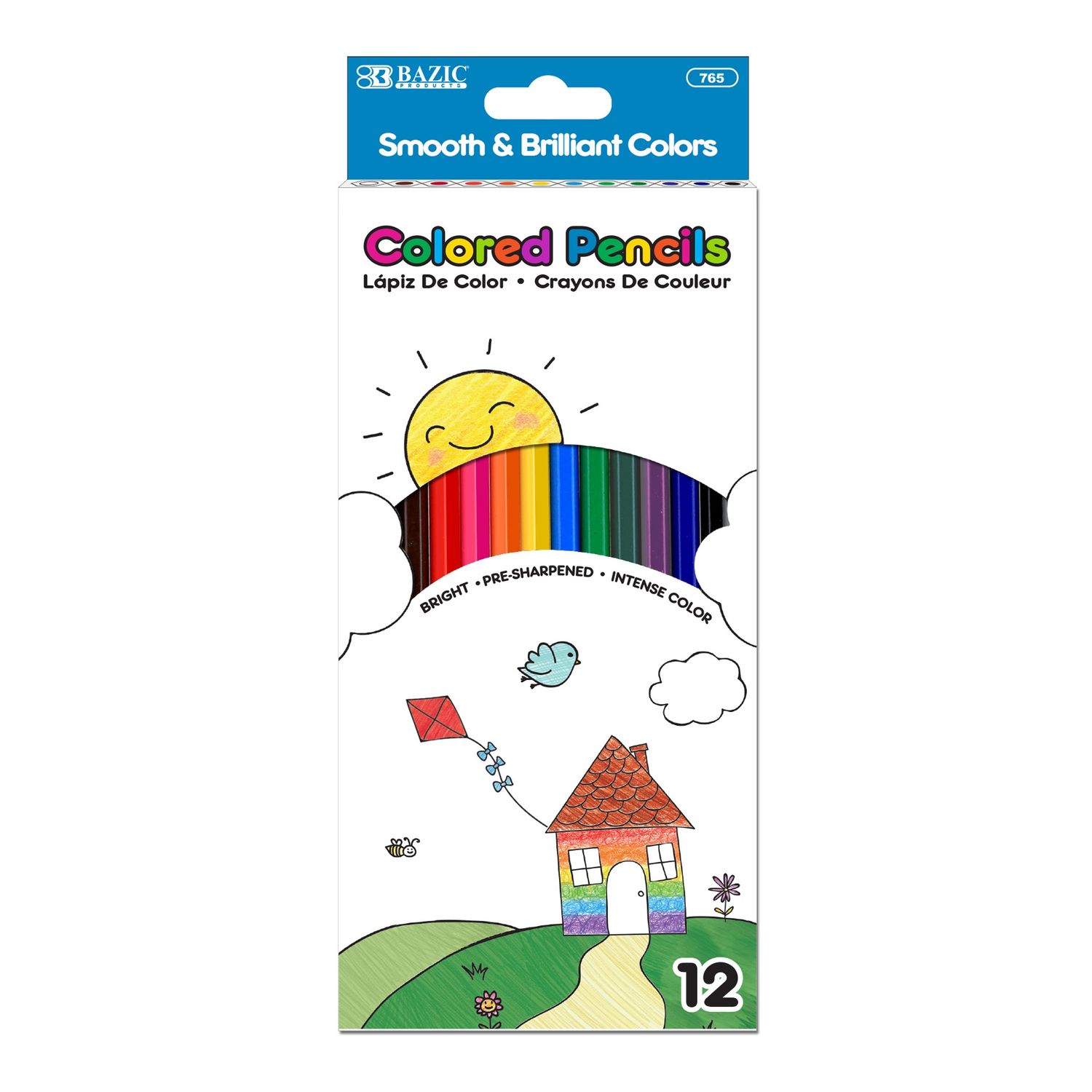 12pcs Colored Pencils (Crayons Stationery)