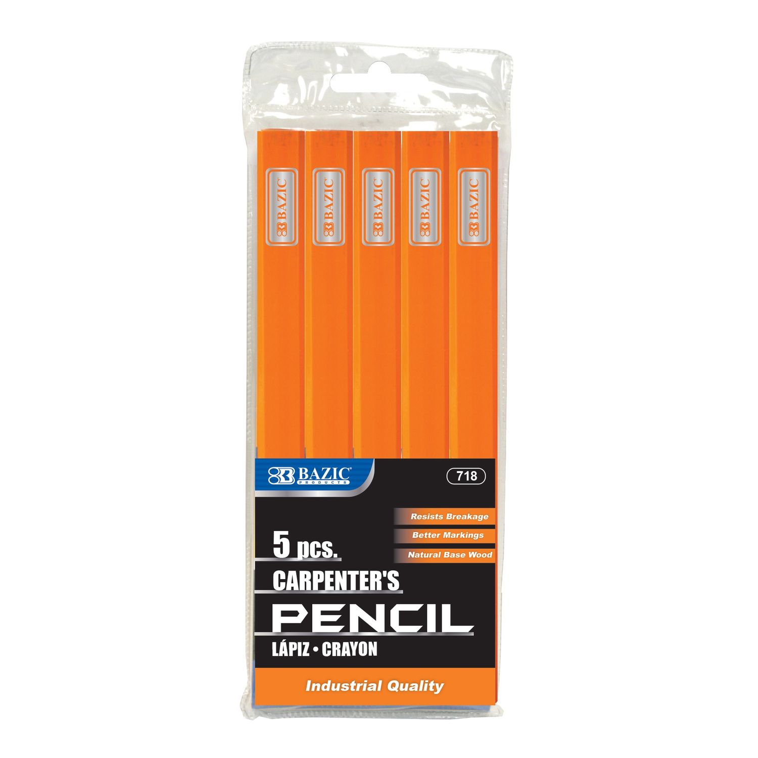 5pcs Carpenter Pencils (Pencil Stationery)