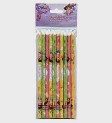 8pcs Dora Assorted Colored Pencils (Crayon Stationery)