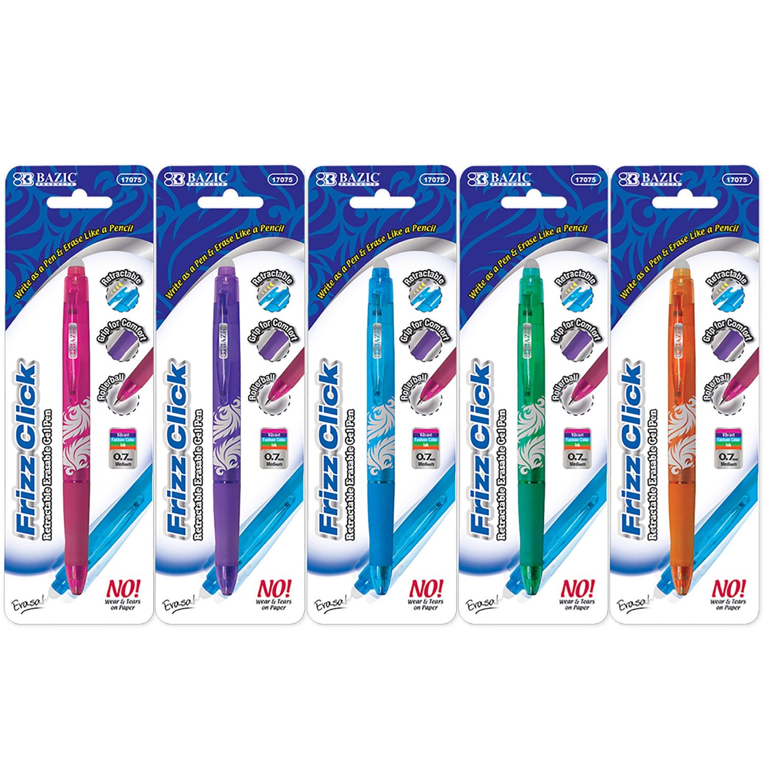 1pc Frizz Click Erasable Pen (Pens Stationery)