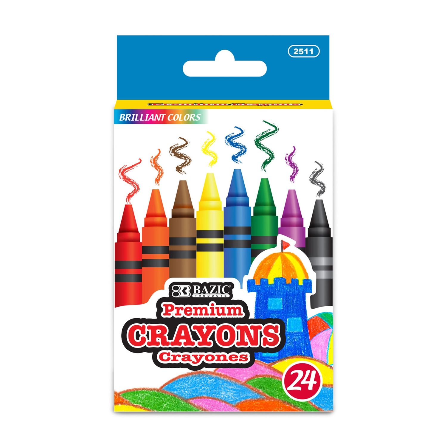 24pcs Premium Crayons (Crayon Stationery)
