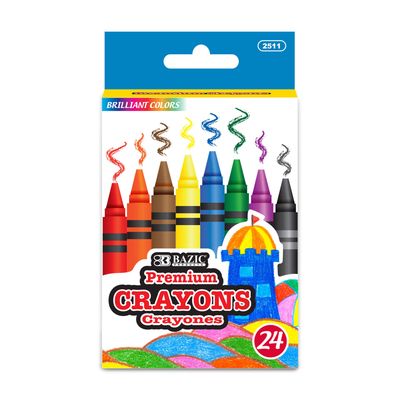 24pcs Premium Crayons (Crayon Stationery)