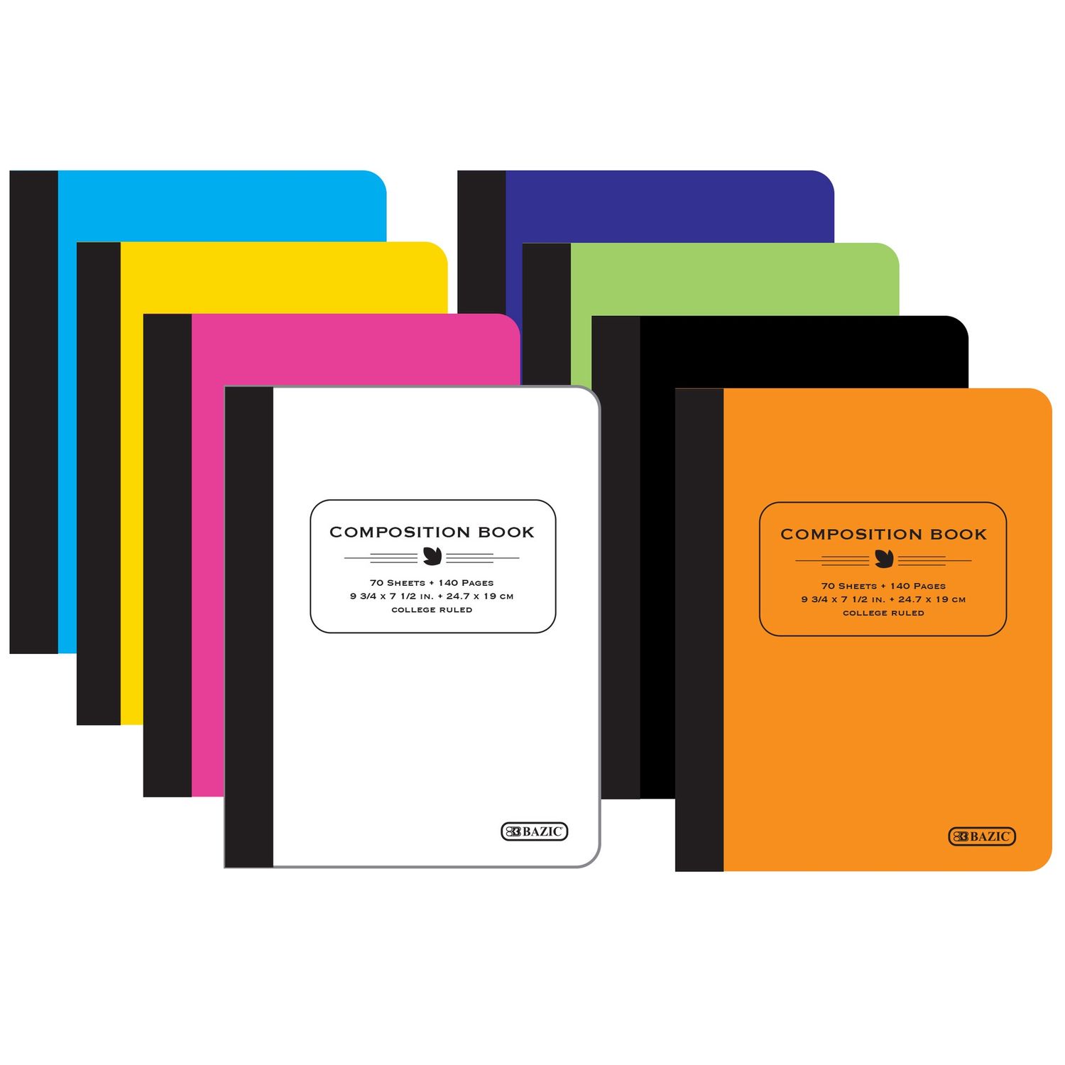 Composition book 70 sheets College Rule Stationery