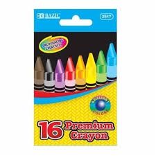 16pcs Premium Crayons (Crayons Stationery)