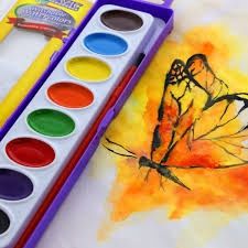 8pcs Watercolor w/Brush Set (Paint Stationery)
