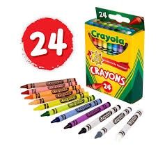 CRAYOLA 24 CRAYONS Stationery