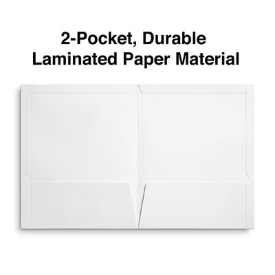 2 Laminated Two Pocket Folder (Folders Stationery)