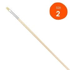 Wooden Paintbrushes No. 1-7 Stationery, Number: No. 2