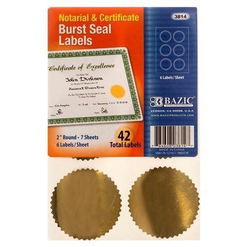 42pcs Burst Seal Labels (Label Stationery)
