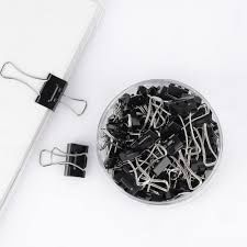 9pcs Assorted Size Binder Clips (Binder Stationery)