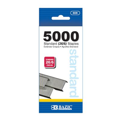 5000pcs Standard Staples (Stapler Stationery)