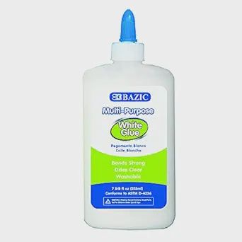 BAZIC MULTIPURPOSE WHITE GLUE 7 5/8OZ Stationery