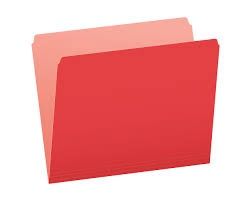 6pcs color file folders