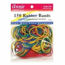 ANNIE 150pcs Colored Rubber Bands (Bands Stationery)