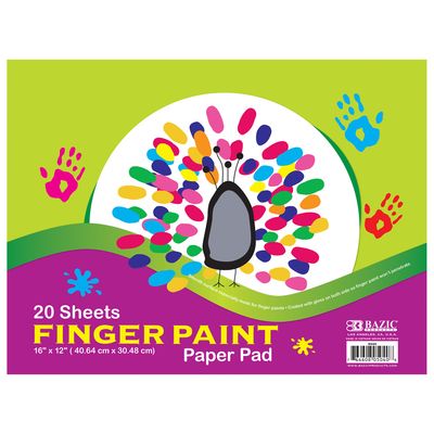 20pcs Finger Paint Pad 16&quot;X12&quot; (Pad Stationery)