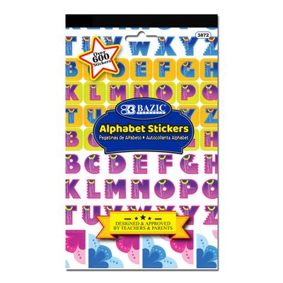 600+ Alphabet Sticker Books (Sticker Stationery)