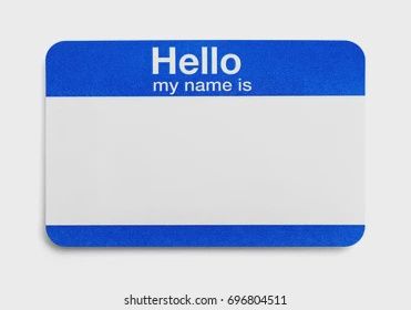 16 &quot;Hello My Name Is&quot; Self-Adhesive Labels (Labels Stationery)