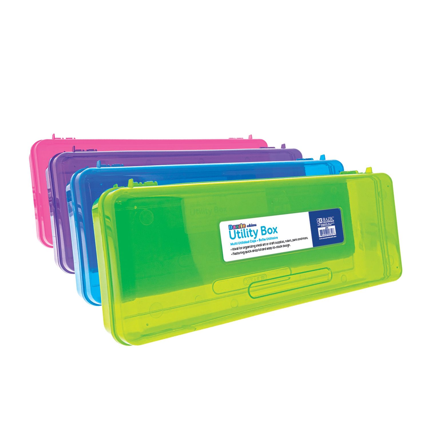 BAZIC DAZZLE UTILITY BOX LONG Stationery