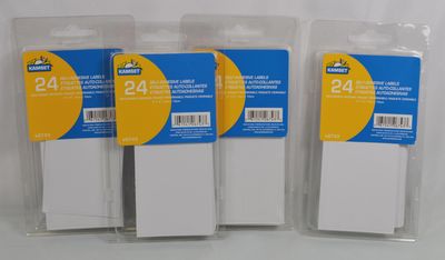 24 Kamset Self Adhesive Labels (Labels Stationery)