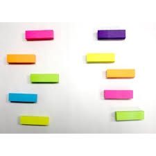 STERLING STATIONERY 10pack ASSORTED COLOR NEON PAGE MARKERS Stationery