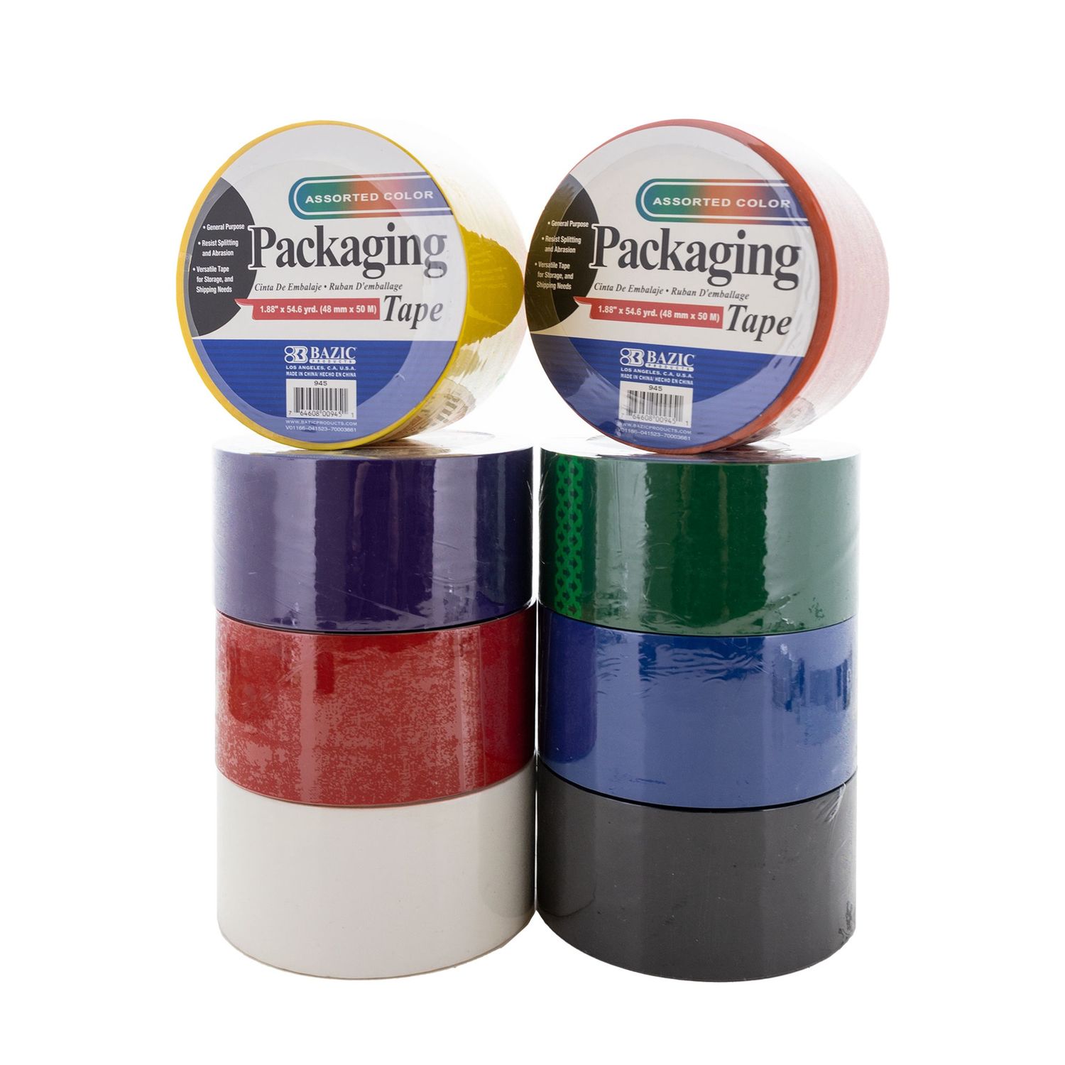 BAZIC ASSORTED COLOR SEALING TAPE (Stationery)