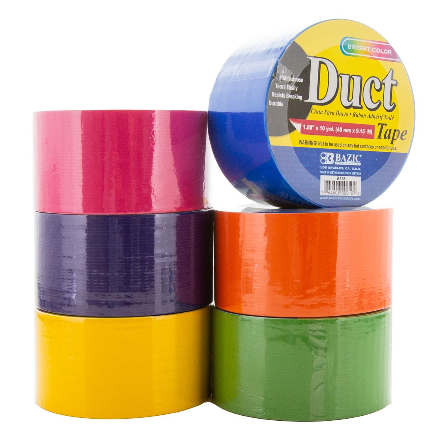 BAZIC ASSORTED COLOR DUCT TAPE (Stationery)