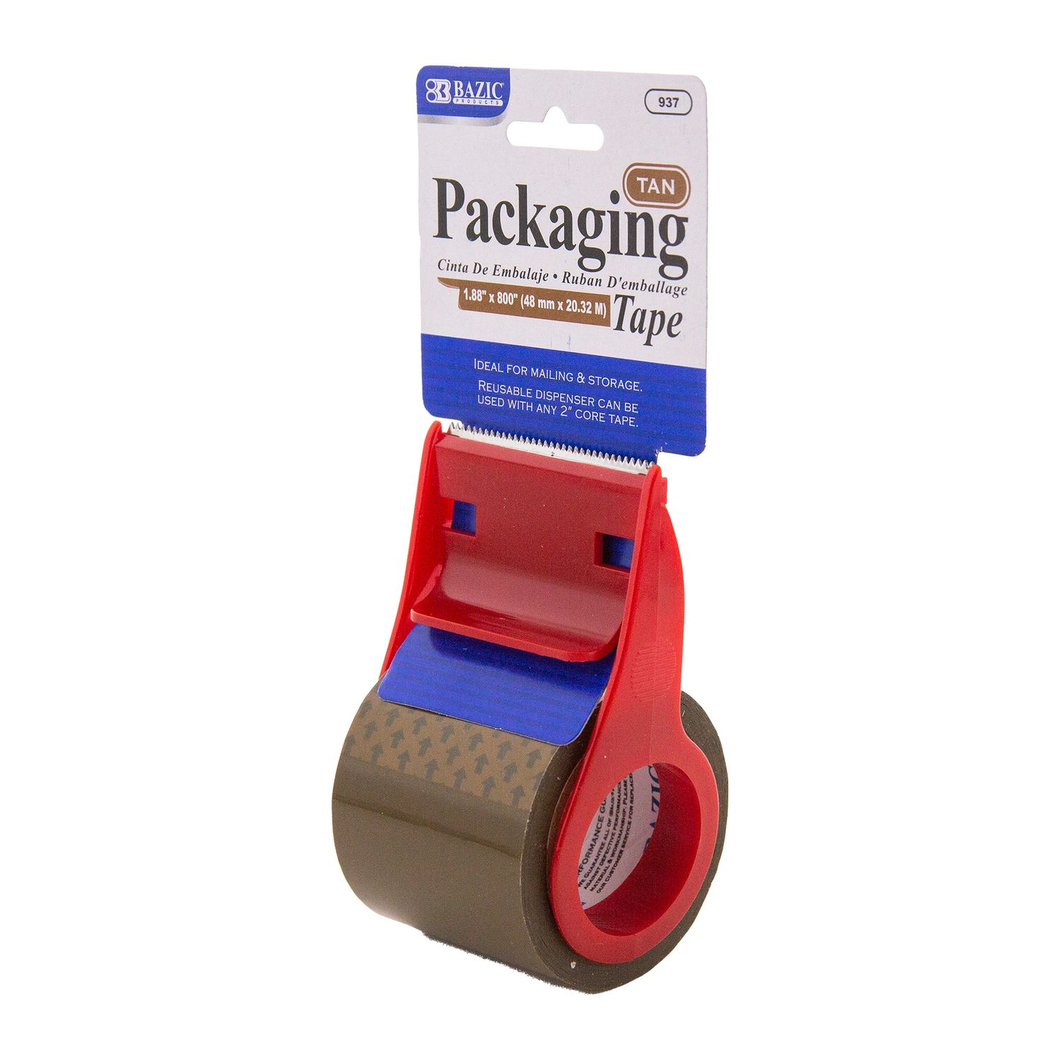 TAN PACKING TAPE 1.89&quot;x800&quot; (Stationery)