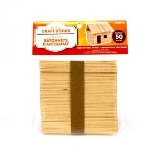 50pcs Craft Sticks