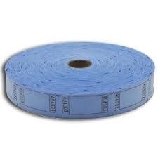 Blank Single Ticket Roll (Approximately 2000pcs)