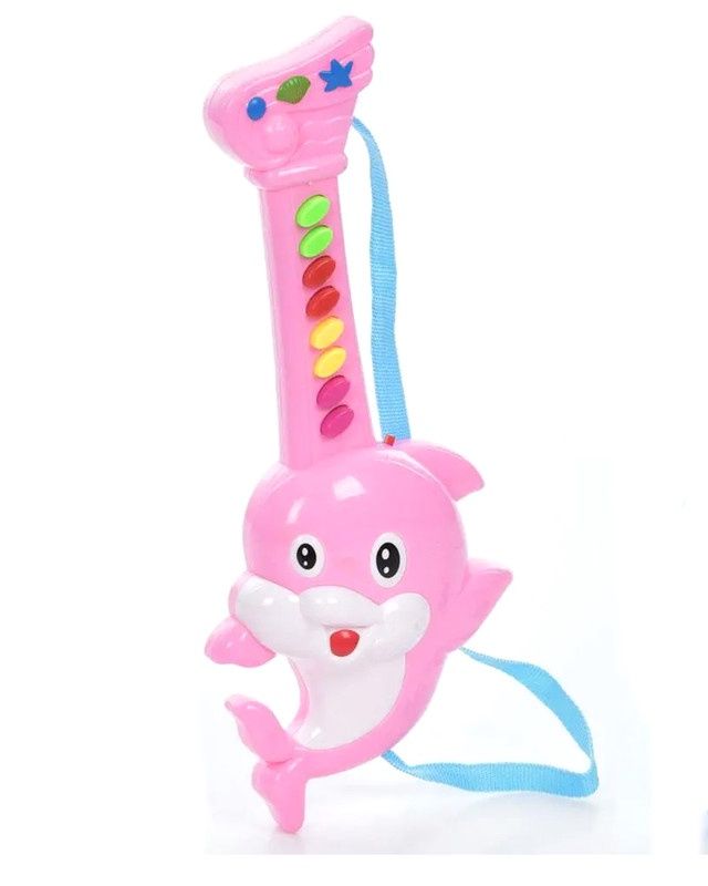 Music Guitar Fun &amp; Interested (Toys), Color: Pink
