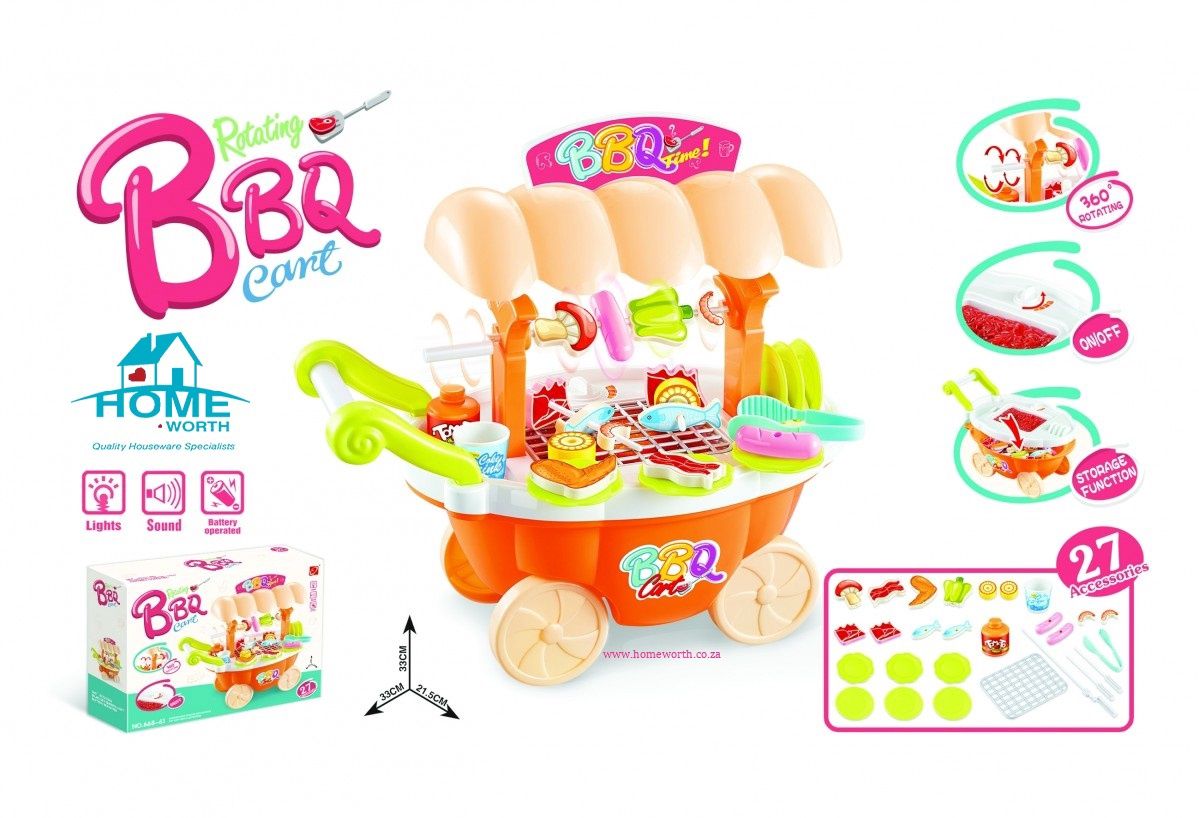 Rotating BBQ Cart (Toys)