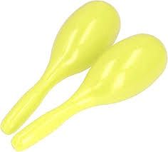 2pcs Oval Maracas (Unisex Toys)