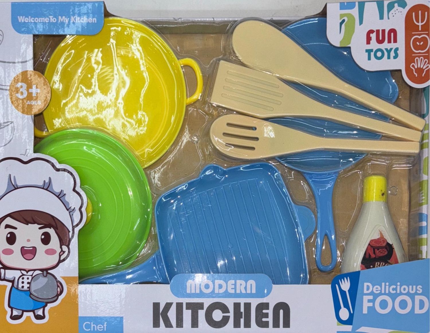 Modern Kitchen Delicious Food Set (Unisex Toys)