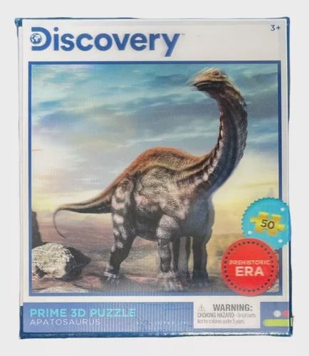 50pcs Discovery Prime 3D Puzzle, Type: Apatosaurus